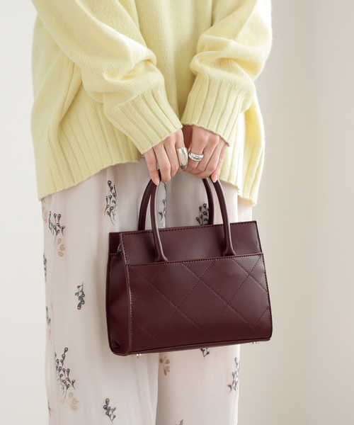 LE TALON（ルタロン）の「LE TALON Matela バッグ（ハンドバッグ・レディース・ブラック/ブラウン・FREE）」の2枚目の写真