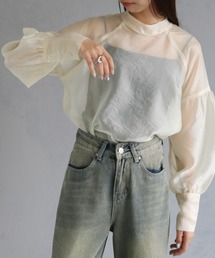 cheriella | 【cheriella】WEB限定オーガンジーボリュームスリーブブラウス(シャツ/ブラウス)