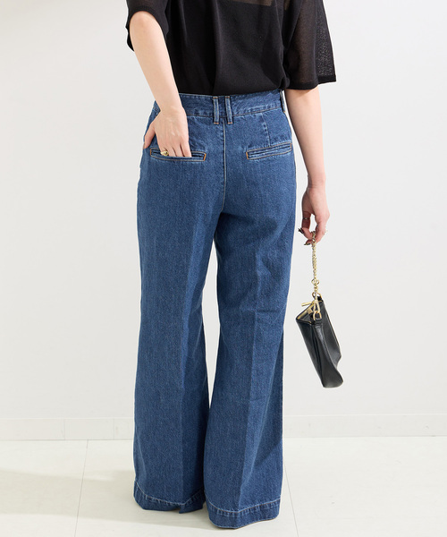 B.C STOCK(ベーセーストック)の「ローライズソフトフレアパチポケJEAN(デニムパンツ・レディース・ブルー/ブルー系その他・SMALL/MEDIUM)」の9枚目の写真