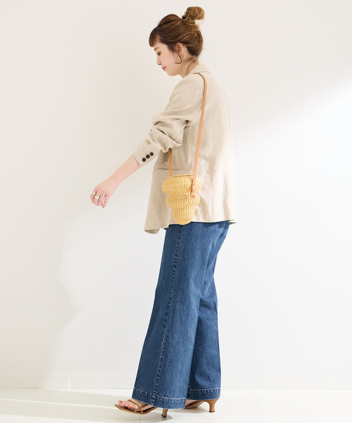 B.C STOCK(ベーセーストック)の「ローライズソフトフレアパチポケJEAN(デニムパンツ・レディース・ブルー/ブルー系その他・SMALL/MEDIUM)」の13枚目の写真