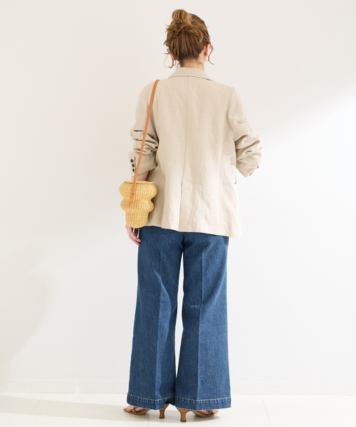 B.C STOCK(ベーセーストック)の「ローライズソフトフレアパチポケJEAN(デニムパンツ・レディース・ブルー/ブルー系その他・SMALL/MEDIUM)」の14枚目の写真
