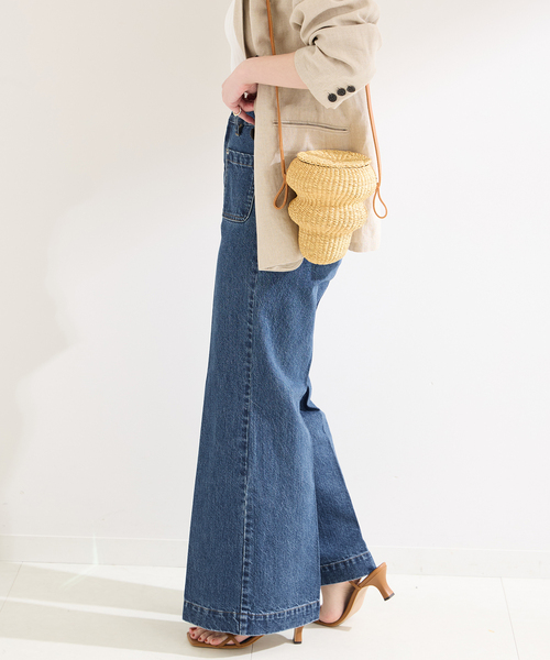B.C STOCK(ベーセーストック)の「ローライズソフトフレアパチポケJEAN(デニムパンツ・レディース・ブルー/ブルー系その他・SMALL/MEDIUM)」の19枚目の写真