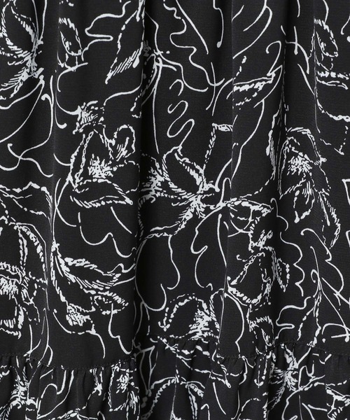 mysty woman（ミスティウーマン）の「【上西星来さんコラボ】カシュクール花柄ワンピース 104740（ワンピース・レディース・ホワイト系その他/ブラック系その他/ホワイト系その他2/ブラック系その他2・FREE）」の10枚目の写真