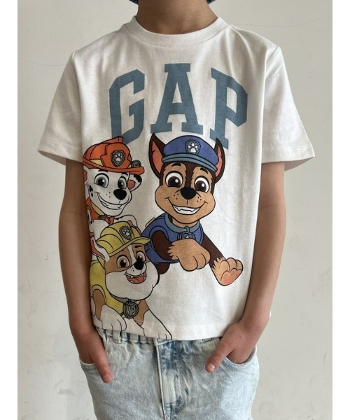 GAP（ギャップ）の「babyGap パウ・パトロール グラフィックTシャツ PAW PATROL（Tシャツ/カットソー・キッズ・ホワイト/ライトグレー/ブルー・18-24M/2 YRS/3 YRS/4 YRS/5 YRS）」の2枚目の写真