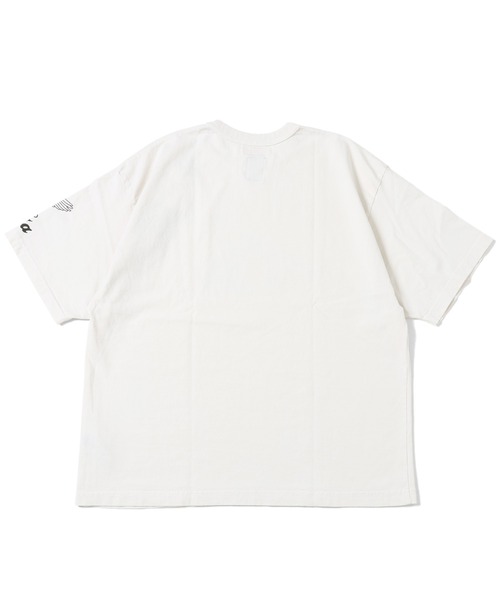 GYPSY&SONS（ジプシーアンドサンズ）の「HONDA×GS BAGGY  TEE (racer)　ホンダコラボジーエスバギーティーレーサー（Tシャツ/カットソー・メンズ・アイボリー/ブラック・LARGE/MEDIUM）」の3枚目の写真