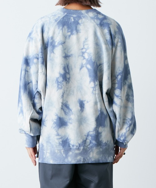 SOUNDSGOOOOD（サウンズグッド）の「■【SOUNDS GOOOOD / サウンズグッド】タイダイ染めスウェット（スウェット・メンズ・ブルー/レッド・ONE SIZE）」の5枚目の写真