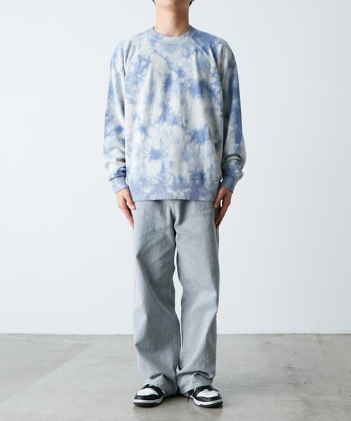 SOUNDSGOOOOD（サウンズグッド）の「■【SOUNDS GOOOOD / サウンズグッド】タイダイ染めスウェット（スウェット・メンズ・ブルー/レッド・ONE SIZE）」の16枚目の写真