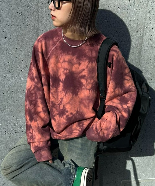 SOUNDSGOOOOD（サウンズグッド）の「■【SOUNDS GOOOOD / サウンズグッド】タイダイ染めスウェット（スウェット・メンズ・ブルー/レッド・ONE SIZE）」の11枚目の写真