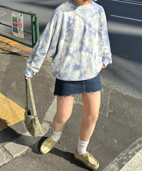 SOUNDSGOOOOD（サウンズグッド）の「■【SOUNDS GOOOOD / サウンズグッド】タイダイ染めスウェット（スウェット・メンズ・ブルー/レッド・ONE SIZE）」の13枚目の写真