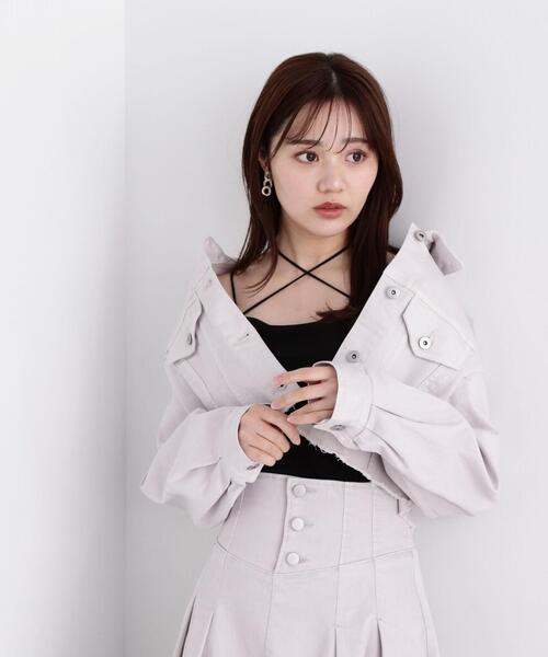 PROPORTION BODY DRESSING（プロポーションボディドレッシング）の「カップ付マルチウェイキャミ（キャミソール・レディース・ホワイト/ブラック・MEDIUM/SMALL）」の5枚目の写真