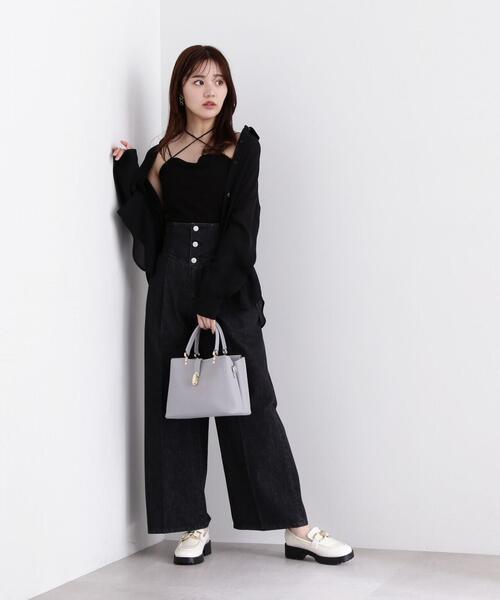 PROPORTION BODY DRESSING（プロポーションボディドレッシング）の「カップ付マルチウェイキャミ（キャミソール・レディース・ホワイト/ブラック・MEDIUM/SMALL）」の10枚目の写真