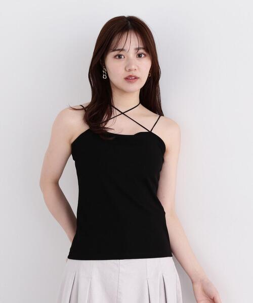 PROPORTION BODY DRESSING（プロポーションボディドレッシング）の「カップ付マルチウェイキャミ（キャミソール・レディース・ホワイト/ブラック・MEDIUM/SMALL）」の11枚目の写真