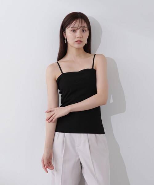 PROPORTION BODY DRESSING（プロポーションボディドレッシング）の「カップ付マルチウェイキャミ（キャミソール・レディース・ホワイト/ブラック・MEDIUM/SMALL）」の14枚目の写真