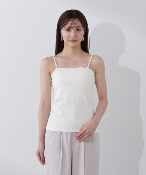 PROPORTION BODY DRESSING（プロポーションボディドレッシング）の「カップ付マルチウェイキャミ（キャミソール・レディース・ホワイト/ブラック・MEDIUM/SMALL）」の18枚目の写真