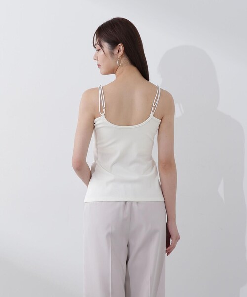 PROPORTION BODY DRESSING（プロポーションボディドレッシング）の「カップ付マルチウェイキャミ（キャミソール・レディース・ホワイト/ブラック・MEDIUM/SMALL）」の20枚目の写真