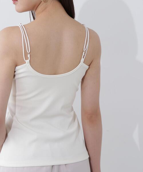 PROPORTION BODY DRESSING（プロポーションボディドレッシング）の「カップ付マルチウェイキャミ（キャミソール・レディース・ホワイト/ブラック・MEDIUM/SMALL）」の22枚目の写真