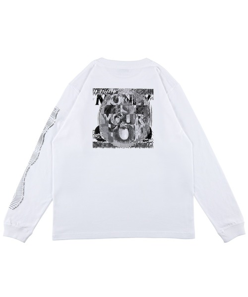 Sync.(スィンク)の「Sync.【KOSUKE KAWAMURA】LONG SLEEVE TEE "MONEY IS YOUR GOD"(Tシャツ/カットソー・メンズ・ブラック/ホワイト・LARGE/MEDIUM/SMALL/X-LARGE/XX-LARGE)」の1枚目の写真
