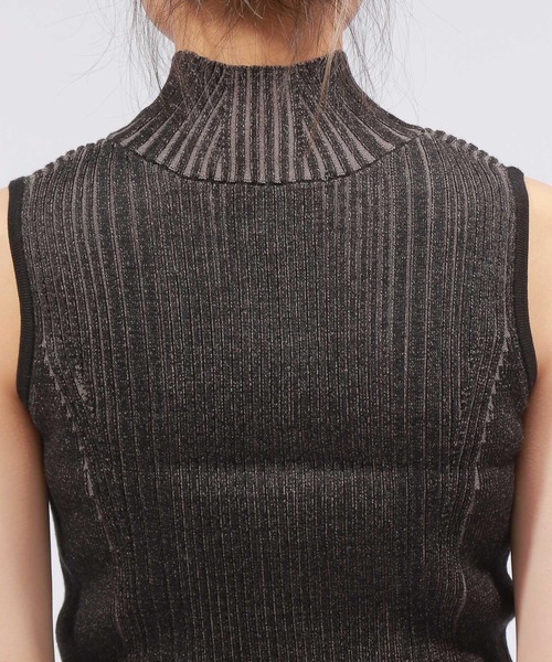 PAGEBOY（ページボーイ）の「ハーフZIPリブハイネックニット（ニット/セーター・レディース・ブラック/オフホワイト/ブルー・FREE）」の19枚目の写真