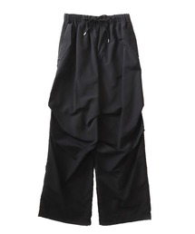 taffeta tuck design pants(タフタタックデザインパンツ)