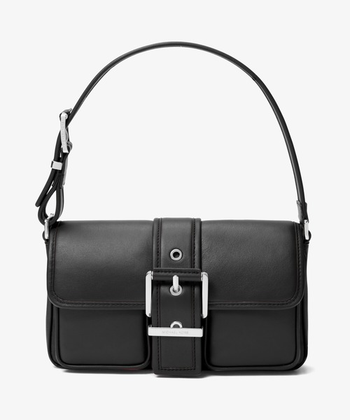 MICHAEL KORS(マイケルコース)の「COLBY レザー ショルダー ミディアム(ショルダーバッグ・レディース・ブラック・FREE)」の1枚目の写真