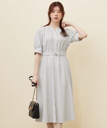 ANY SIS | 【洗える】バンドカラー シャツワンピース(シャツワンピース)