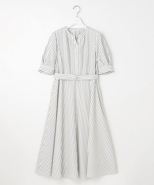 ANY SIS（エニィスィス）の「【洗える】バンドカラー シャツワンピース（シャツワンピース・レディース・ホワイト系1/スカイブルー系1・1/2/3）」の6枚目の写真