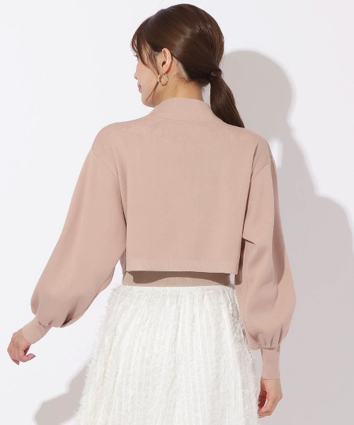 AND COUTURE（アンドクチュール）の「スタンドネッククロップド