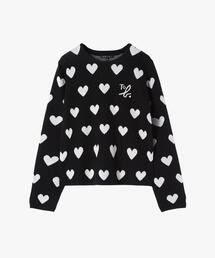 To b. by agnes b. | WV50 PULLOVER ハートジャガードプルオーバー(ニット/セーター)