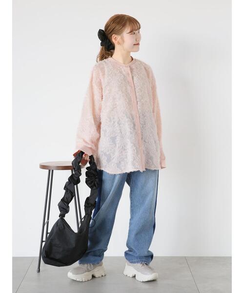 ehka sopo（エヘカソポ）の「配色ストレートデニムパンツ（デニムパンツ・レディース・サックスブルー/ブルー/グレー・F）」の20枚目の写真