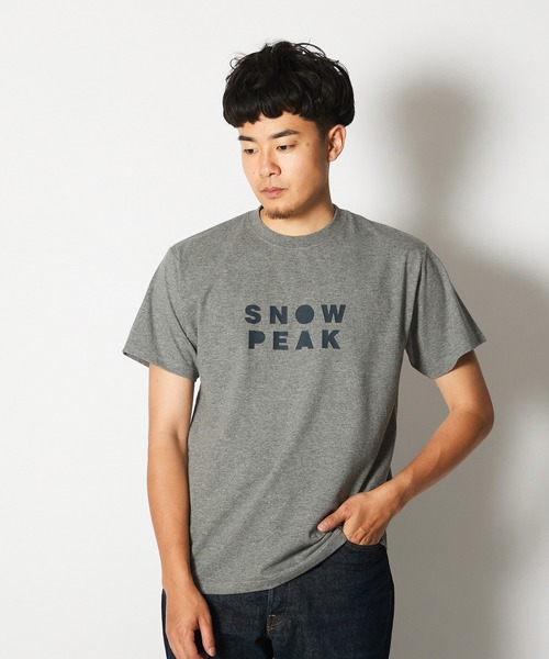 Snow Peak（スノーピーク）の「SNOWPEAKER T-Shirt CAMPER（Tシャツ/カットソー・メンズ・ホワイト/オレンジ/ブラック/グレー・1/S/M/L/XL/XXL）」の3枚目の写真