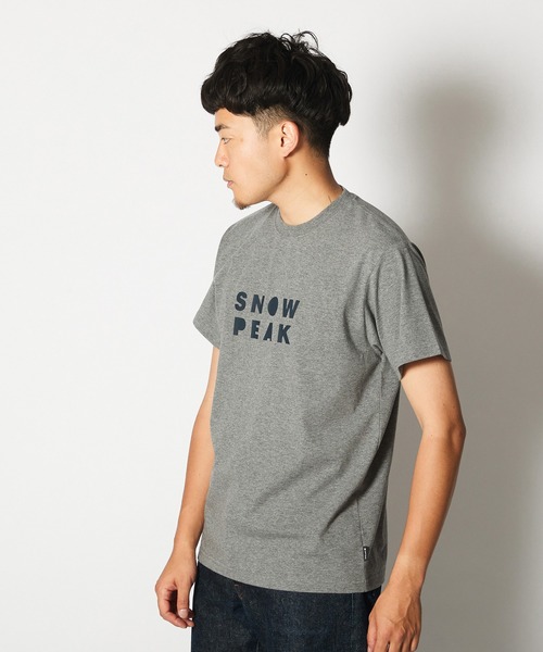 Snow Peak（スノーピーク）の「SNOWPEAKER T-Shirt CAMPER（Tシャツ/カットソー・メンズ・ホワイト/オレンジ/ブラック/グレー・1/S/M/L/XL/XXL）」の9枚目の写真