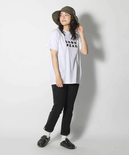 Snow Peak（スノーピーク）の「SNOWPEAKER T-Shirt CAMPER（Tシャツ/カットソー・メンズ・ホワイト/オレンジ/ブラック/グレー・1/S/M/L/XL/XXL）」の15枚目の写真