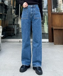 ポケットデニムパンツ