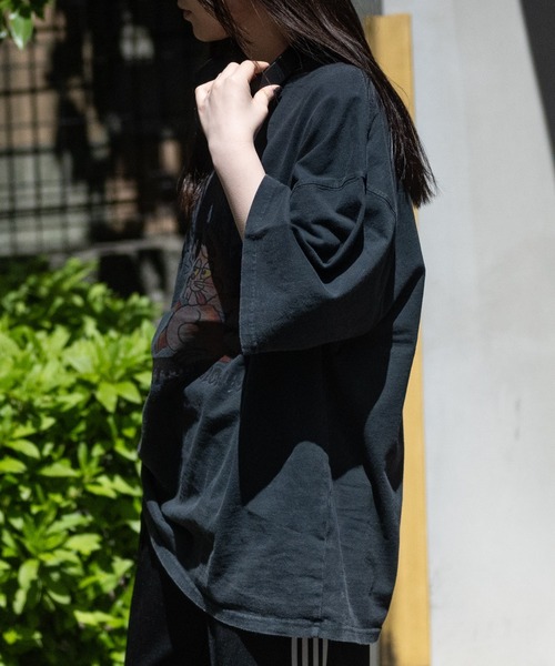 JOHN'S CLOSET（ジョンズクローゼット）の「【s】〔Ed Hardy〕ピグメント加工 ヴィンテージイラストTEE（Tシャツ/カットソー・メンズ・ブラック系2/グレー系4/グレー系1/ブラック系1/グレー系3/グレー系2/ブラック系3/ブラック系4・MEDIUM/LARGE）」の22枚目の写真