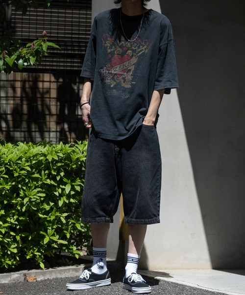 JOHN'S CLOSET（ジョンズクローゼット）の「【s】〔Ed Hardy〕ピグメント加工 ヴィンテージイラストTEE（Tシャツ/カットソー・メンズ・ブラック系2/グレー系4/グレー系1/ブラック系1/グレー系3/グレー系2/ブラック系3/ブラック系4・MEDIUM/LARGE）」の12枚目の写真