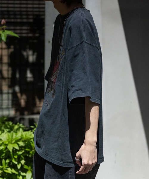 JOHN'S CLOSET（ジョンズクローゼット）の「【s】〔Ed Hardy〕ピグメント加工 ヴィンテージイラストTEE（Tシャツ/カットソー・メンズ・ブラック系2/グレー系4/グレー系1/ブラック系1/グレー系3/グレー系2/ブラック系3/ブラック系4・MEDIUM/LARGE）」の10枚目の写真