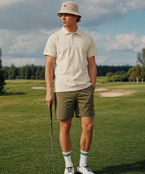 TMT（ティーエムティー）の「TMT×Ocean Pacific PEARTEX POLO SHIRT（ポロシャツ・メンズ・ターコイズブルー/ベージュ/ネイビー/ブラック/ホワイト・X-LARGE/LARGE/MEDIUM/SMALL/XX-LARGE）」の6枚目の写真