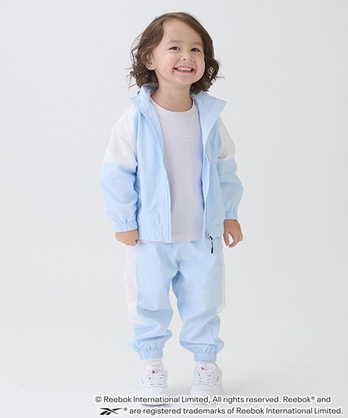 petit main(プティマイン)の「【Reebok】切替ナイロンパンツ(その他パンツ・キッズ・ネイビー/ライトブルー/ライトピンク・90cm/100cm/110cm/120cm/130cm/140cm)」の1枚目の写真