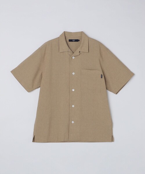【セール】SHIPS Colors:コットンリネン COOLMAX オープンカラー シャツ◇（シャツ/ブラウス）｜SHIPS Colors（シップス カラーズ）