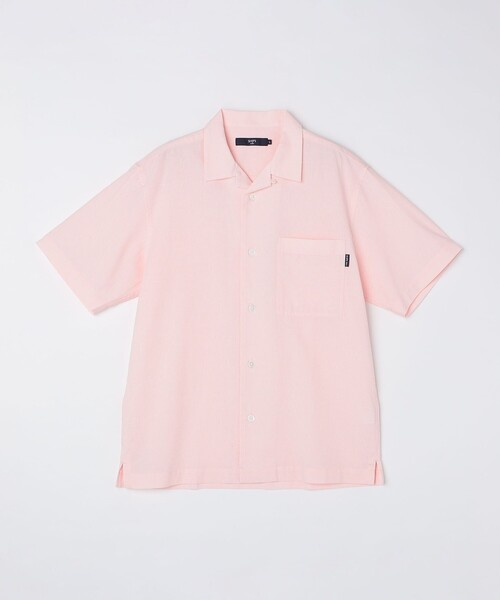 【セール】SHIPS Colors:コットンリネン COOLMAX オープンカラー シャツ◇（シャツ/ブラウス）｜SHIPS Colors（シップス カラーズ）