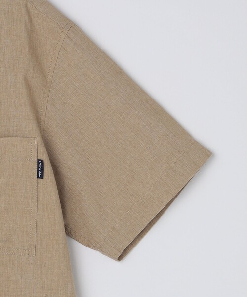 【セール】SHIPS Colors:コットンリネン COOLMAX オープンカラー シャツ◇（シャツ/ブラウス）｜SHIPS Colors（シップス カラーズ）