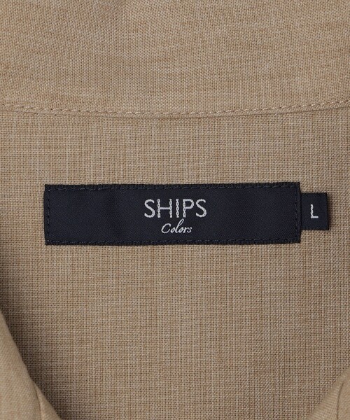 【セール】SHIPS Colors:コットンリネン COOLMAX オープンカラー シャツ◇（シャツ/ブラウス）｜SHIPS Colors（シップス カラーズ）