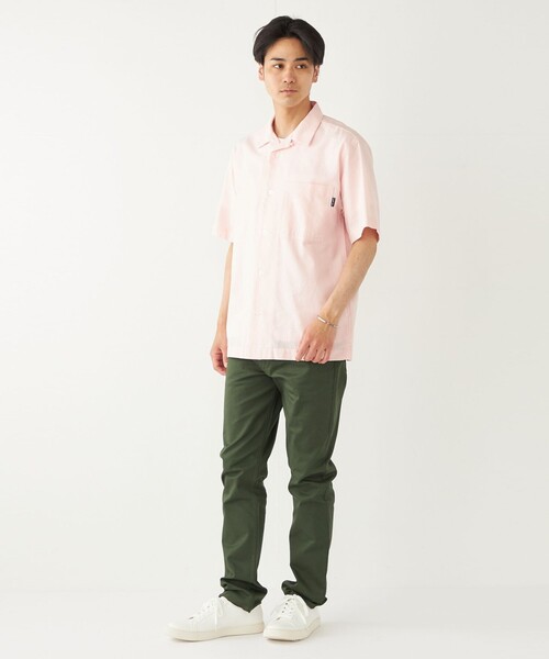 【セール】SHIPS Colors:コットンリネン COOLMAX オープンカラー シャツ◇（シャツ/ブラウス）｜SHIPS Colors（シップス カラーズ）