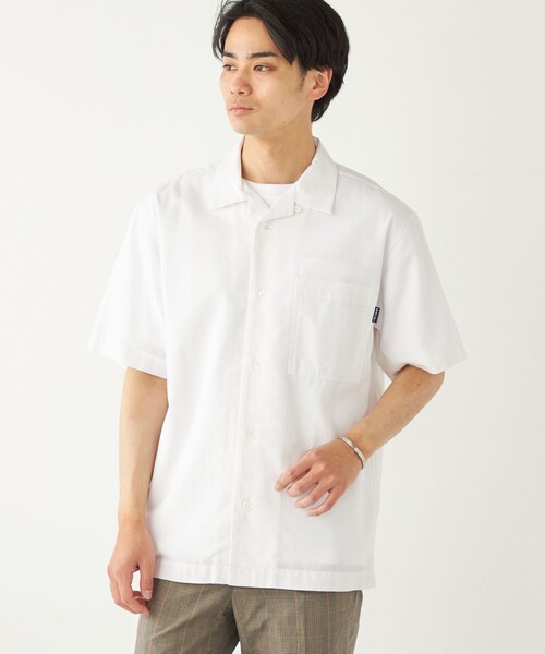 【セール】SHIPS Colors:コットンリネン COOLMAX オープンカラー シャツ◇（シャツ/ブラウス）｜SHIPS Colors（シップス カラーズ）
