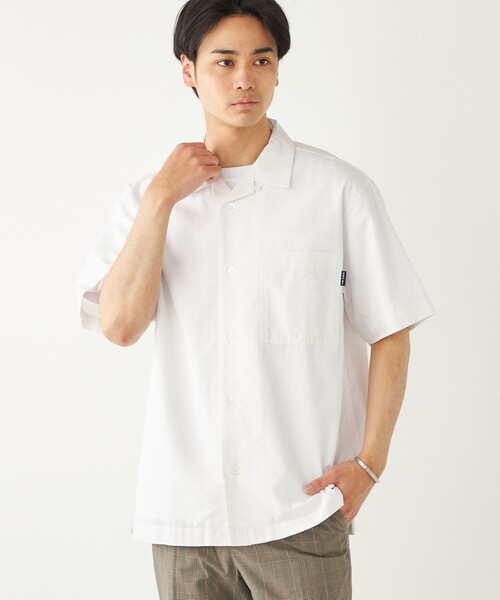 【セール】SHIPS Colors:コットンリネン COOLMAX オープンカラー シャツ◇（シャツ/ブラウス）｜SHIPS Colors（シップス カラーズ）