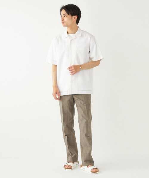 【セール】SHIPS Colors:コットンリネン COOLMAX オープンカラー シャツ◇（シャツ/ブラウス）｜SHIPS Colors（シップス カラーズ）