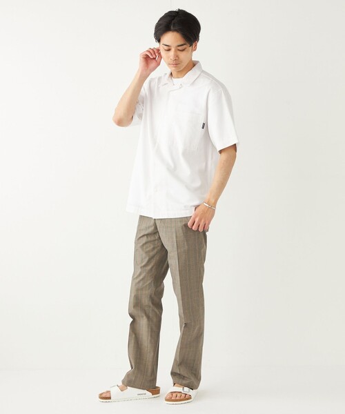 【セール】SHIPS Colors:コットンリネン COOLMAX オープンカラー シャツ◇（シャツ/ブラウス）｜SHIPS Colors（シップス カラーズ）