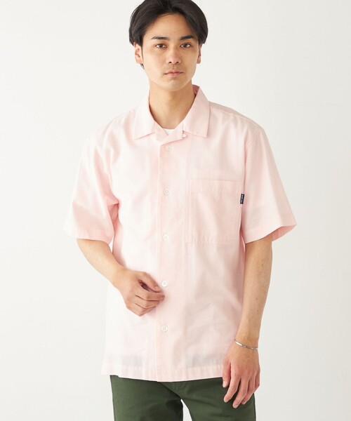 【セール】SHIPS Colors:コットンリネン COOLMAX オープンカラー シャツ◇（シャツ/ブラウス）｜SHIPS Colors（シップス カラーズ）