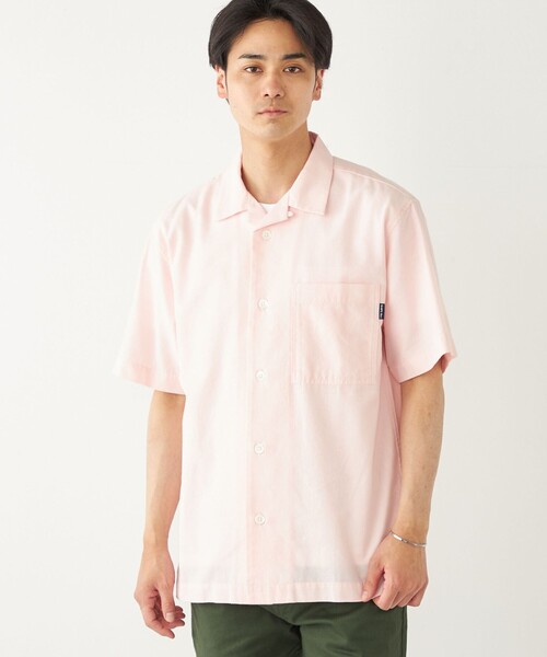 【セール】SHIPS Colors:コットンリネン COOLMAX オープンカラー シャツ◇（シャツ/ブラウス）｜SHIPS Colors（シップス カラーズ）