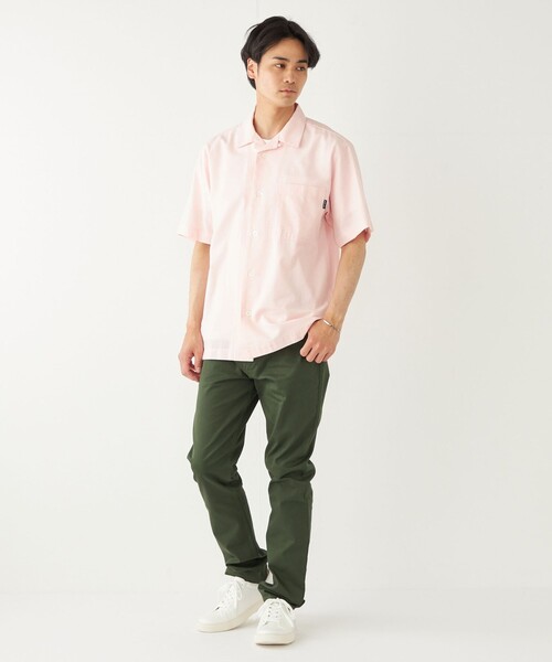 【セール】SHIPS Colors:コットンリネン COOLMAX オープンカラー シャツ◇（シャツ/ブラウス）｜SHIPS Colors（シップス カラーズ）